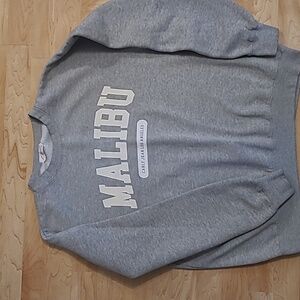 Carly Jean Los Angeles Gray Malibu Sweatshirt